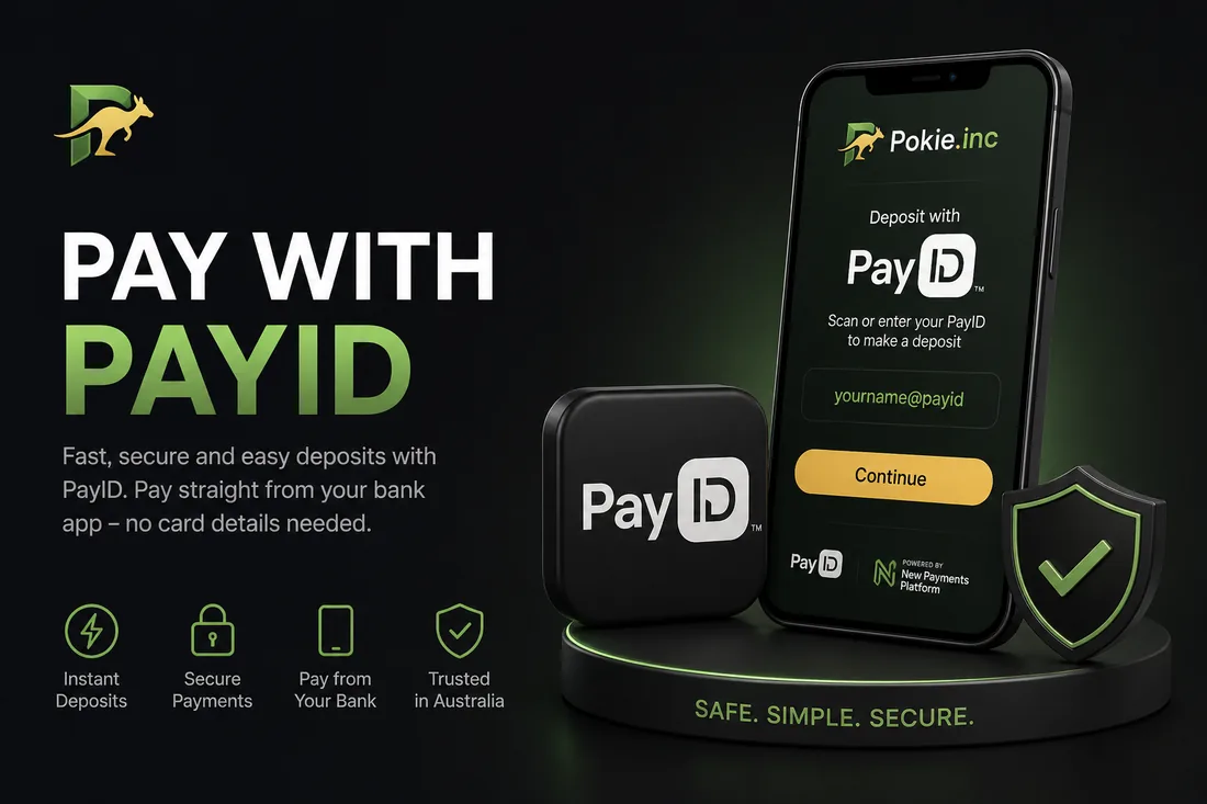 Step-by-step PayID deposit flow from banking app to casino account